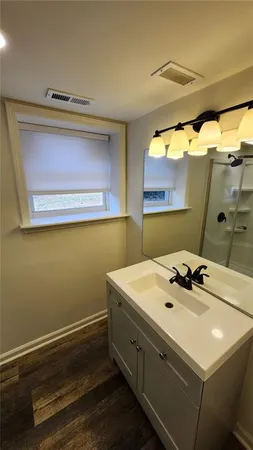 a utility room with washer and dryer