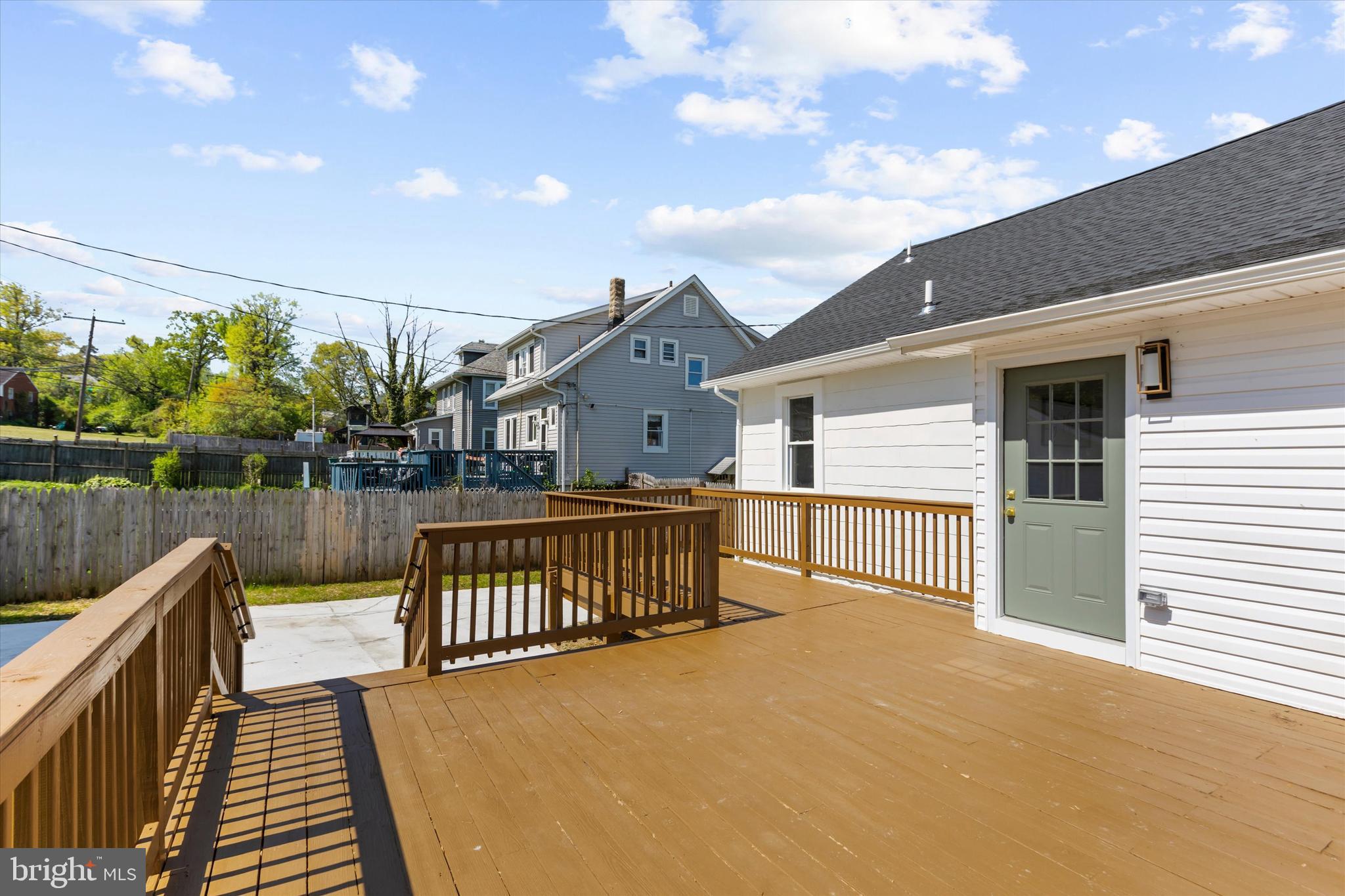 5313 Elsrode Avenue Baltimore, MD 21214 - Photo 52 of 60 Beautiful and Big Back Deck