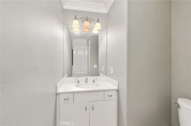 a view of a room with a garage