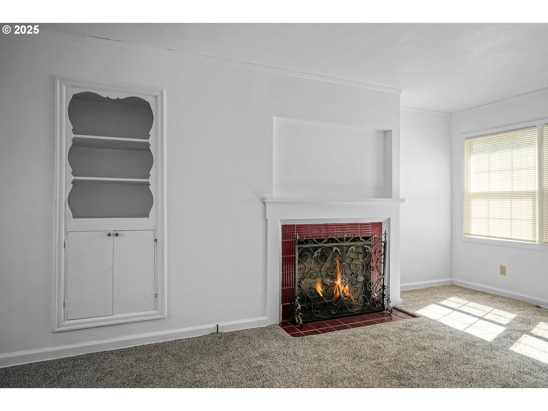 1908 Northeast 72nd Avenue Portland, OR 97213 - Photo 17 of 45 a living room with furniture and a fireplace