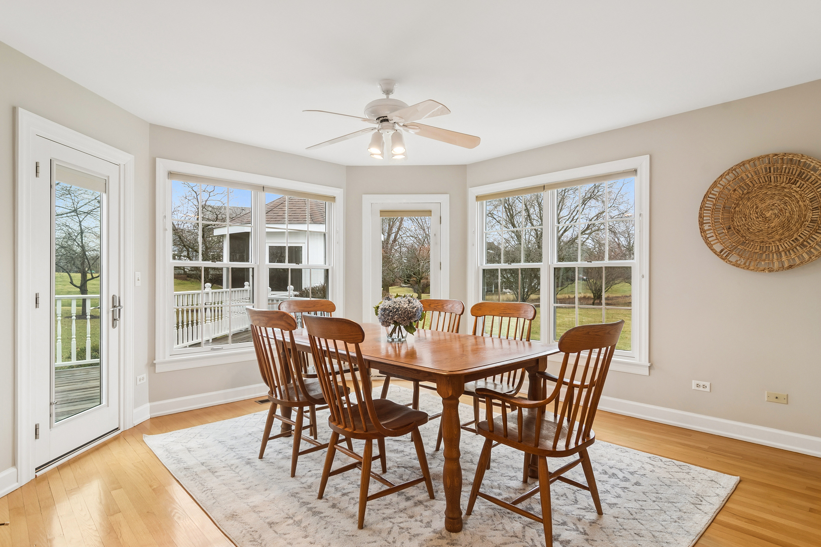 23466 West Redwing Place Barrington, IL 60010 - Photo 15 of 35 a view of a dining room with furniture window and wooden floor