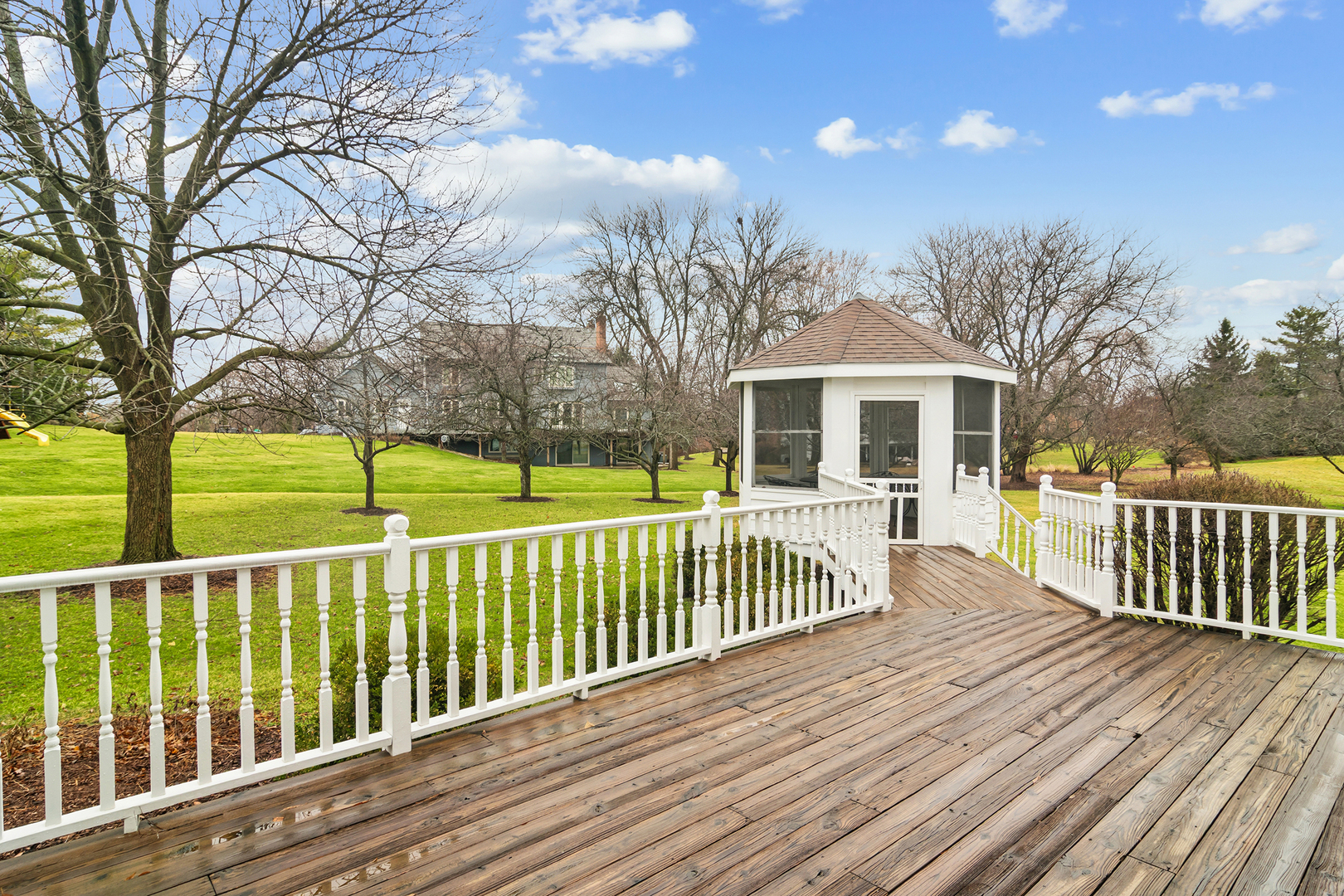 23466 West Redwing Place Barrington, IL 60010 - Photo 4 of 35 a view of a house with a wooden deck
