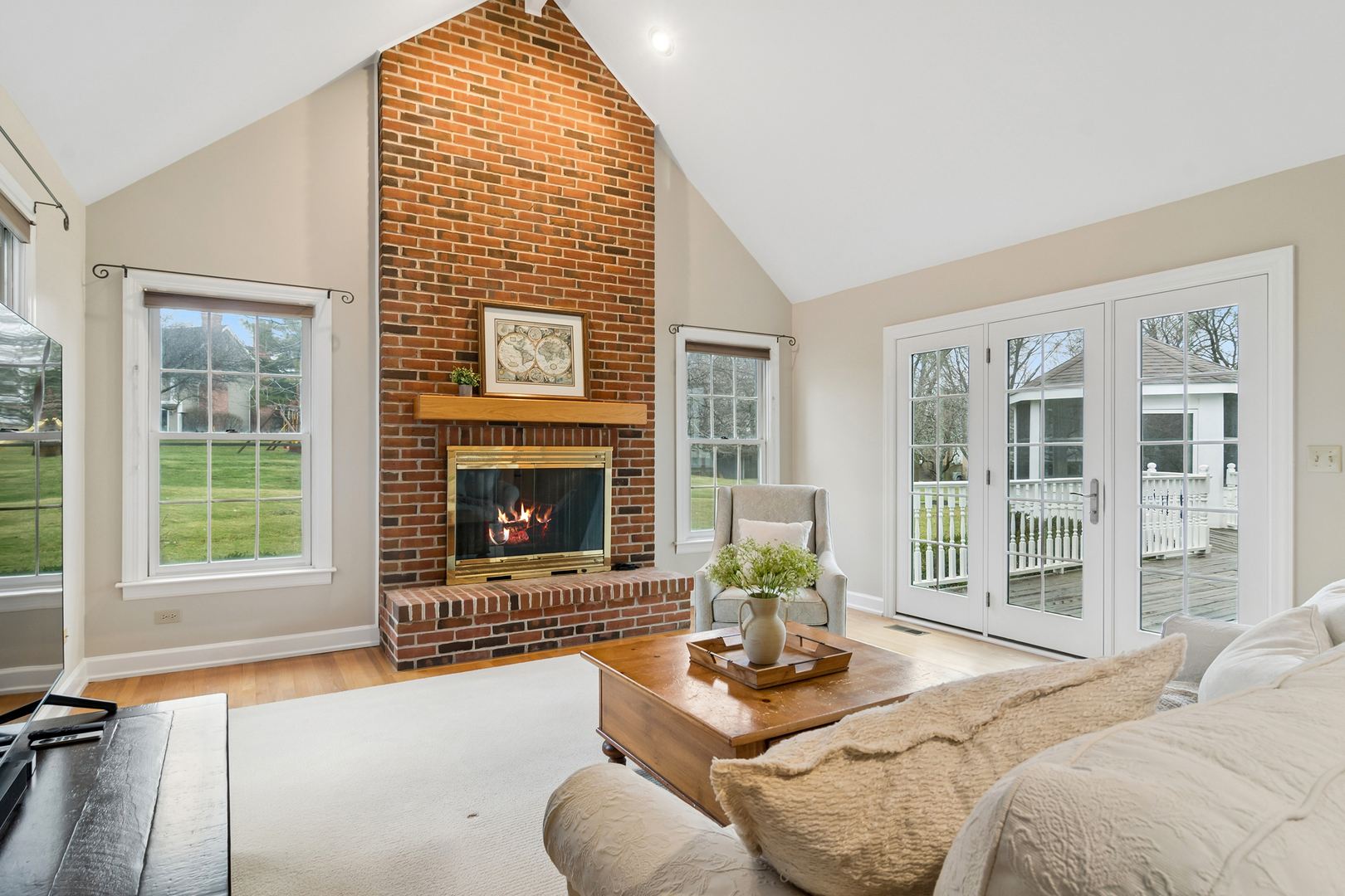 23466 West Redwing Place Barrington, IL 60010 - Photo 10 of 35 a living room with furniture and a fireplace