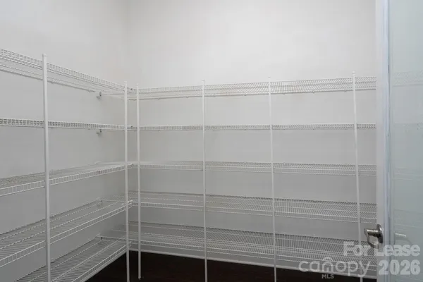 a view of a room with shelf