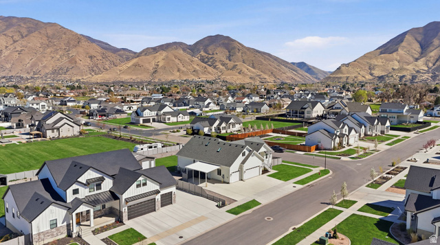 572 West 500th Street North Mapleton, UT 84664 - Photo 43 of 46 View of mountain backdrop with nearby suburban area