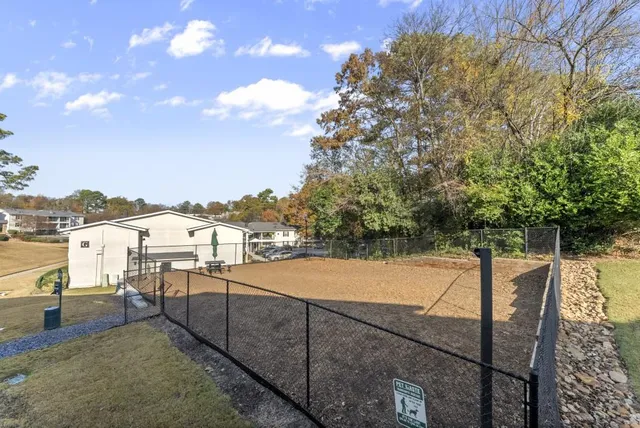 a view of a terrace with skyline