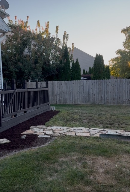 3308 Pebblecreek Place Champaign, IL 61822 - Photo 56 of 57 a view of backyard with wooden fence