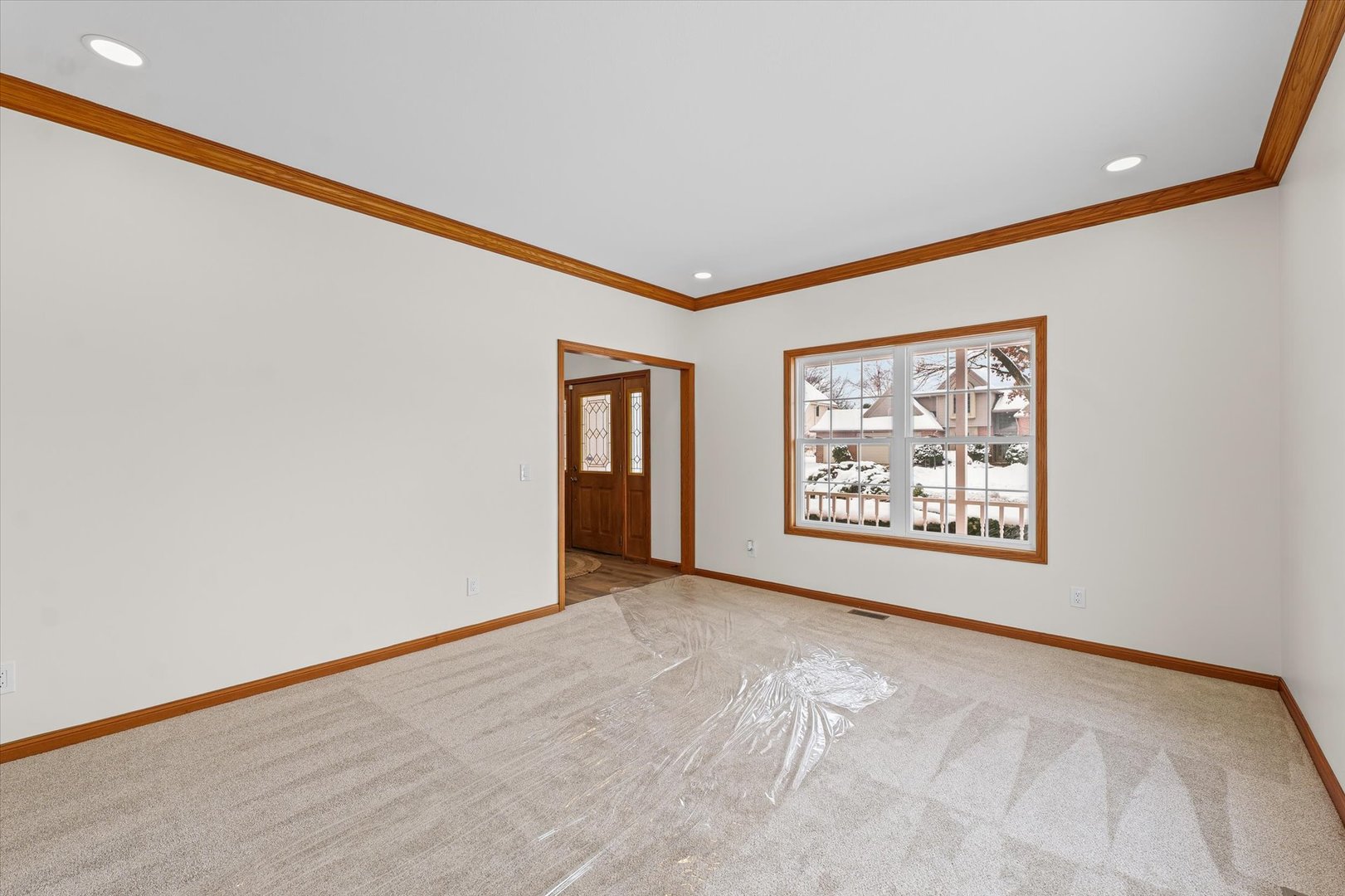 3308 Pebblecreek Place Champaign, IL 61822 - Photo 10 of 57 a view of an empty room with a window and closet