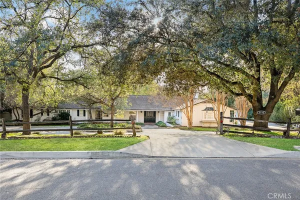 a building with trees in front of it