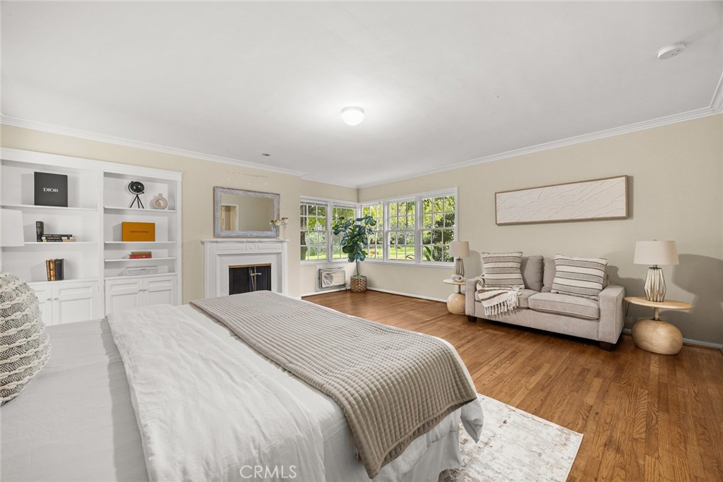 1110 Fallen Leaf Road Arcadia, CA 91006 - Photo 19 of 38 a spacious bedroom with a bed couch and windows