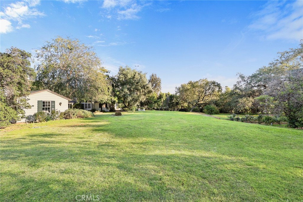 1110 Fallen Leaf Road Arcadia, CA 91006 - Photo 33 of 38 a view of a big yard with a house in the background