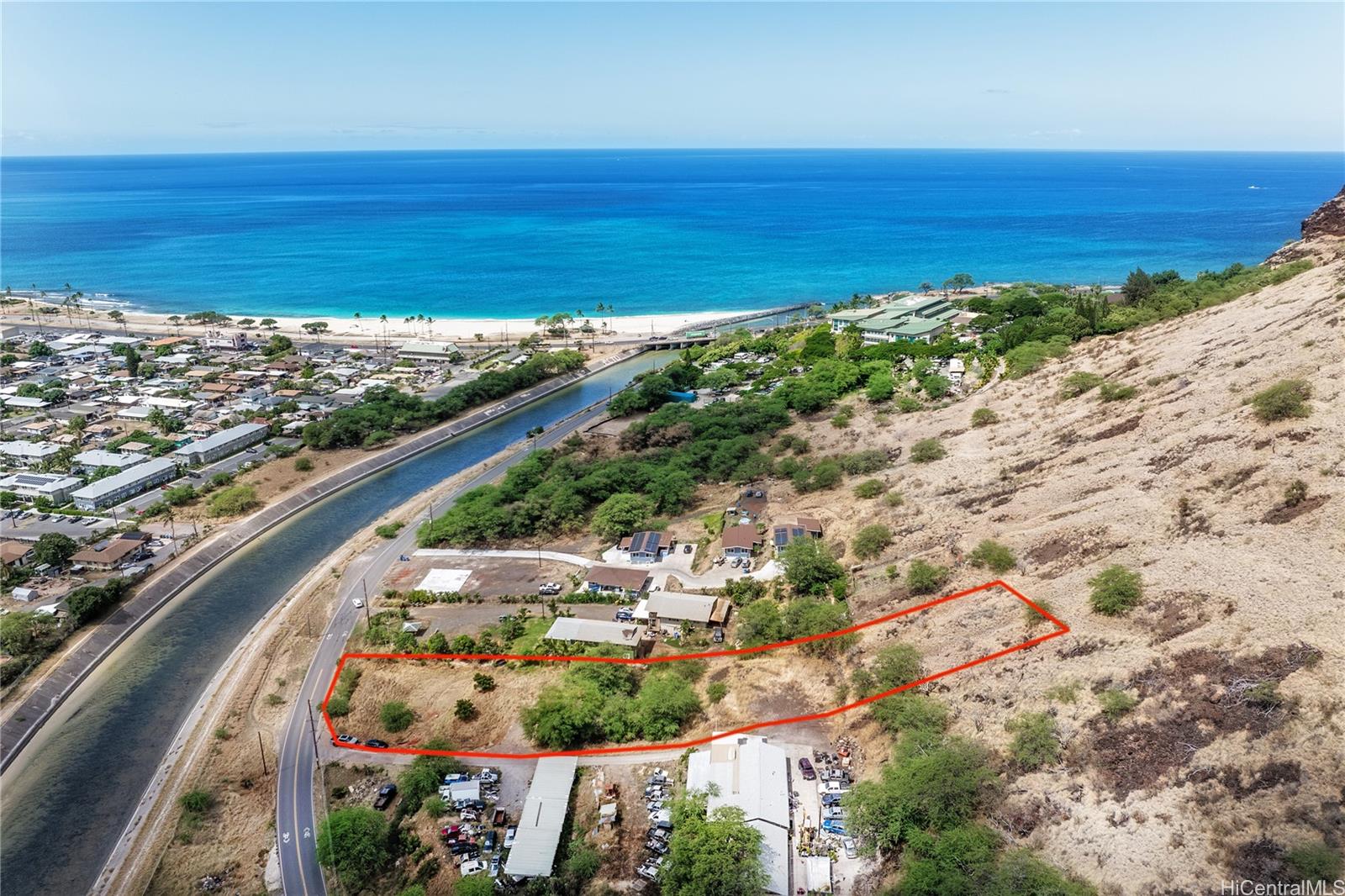 86-174 Mailiilii Road Waianae, HI 96792 - Photo 1 of 4 a view of a city and ocean view