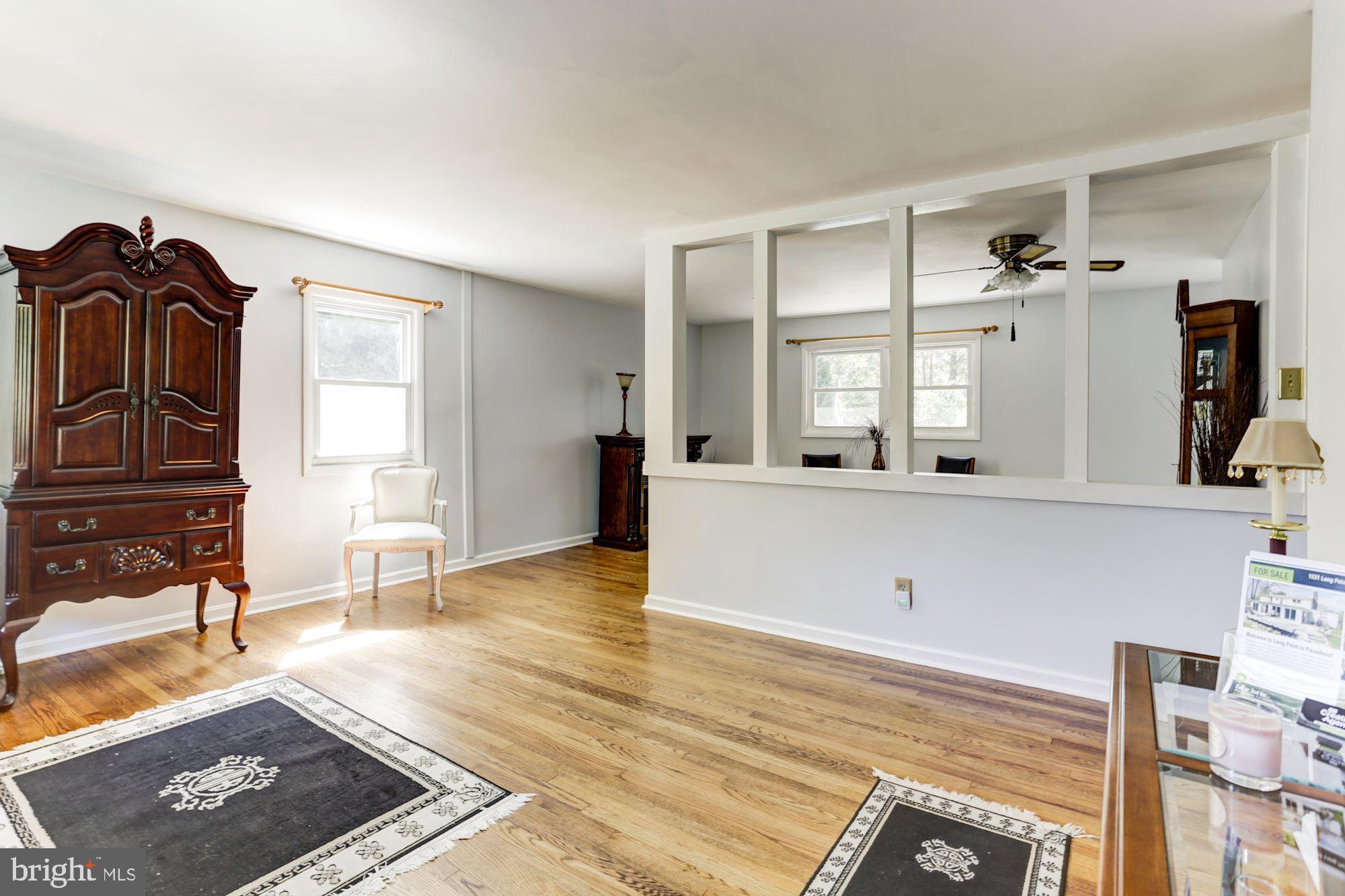 1531 Long Point Road Pasadena, MD 21122 - Photo 33 of 33 Newly Painted, Large & Open floor Plane