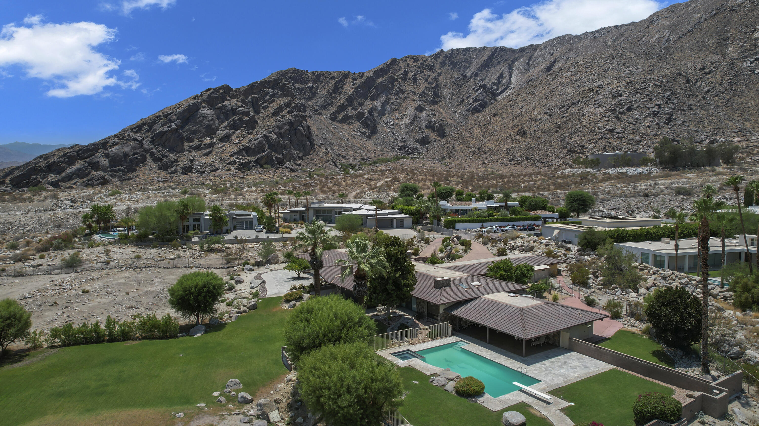 770 South La Mirada Road Palm Springs, CA 92264 - Photo 38 of 39 a view of a house with a yard