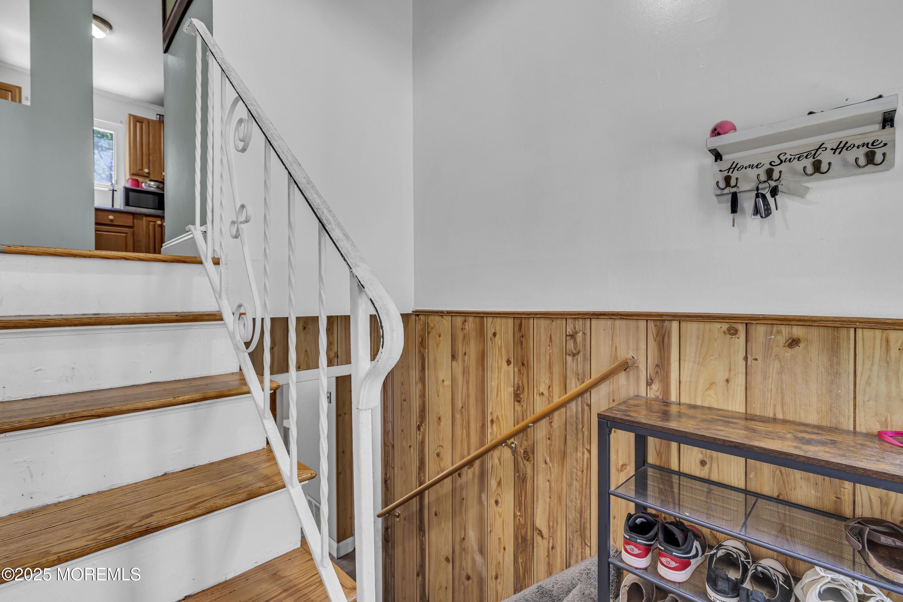 47 Beam Avenue Jackson, NJ 08527 - Photo 19 of 30 a view of staircase with wooden floor and fan
