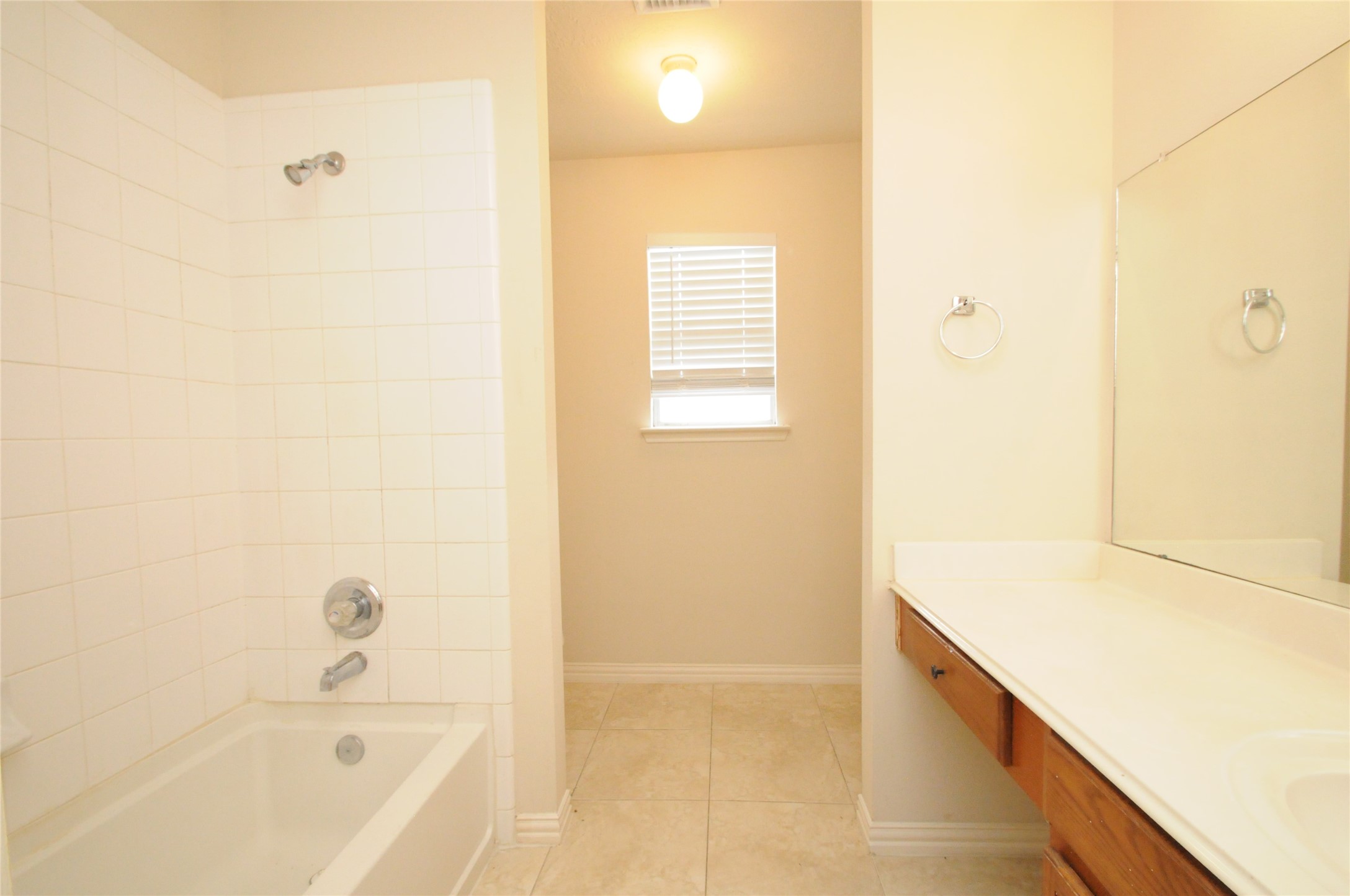 16127 Eaglewood Spring Court Houston, TX 77083 - Photo 25 of 31 a bathroom with a bathtub and shower