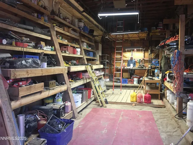 a view of a dry yard with wooden floor