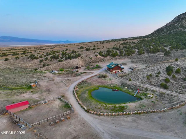a view of a wooden floor with a yard