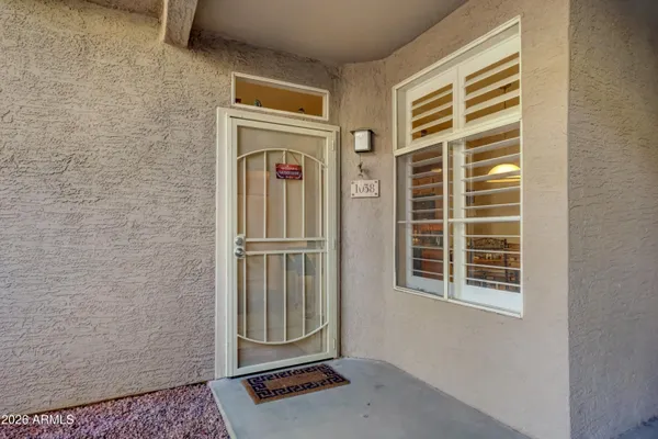 a front door view of a house