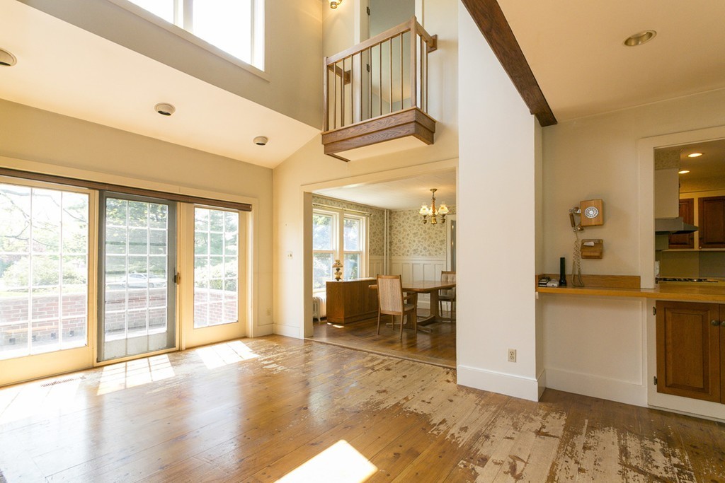 25 Rutledge Road Natick, MA 01760 - Photo 10 of 30 a view of an entryway with wooden floor and a livingroom view