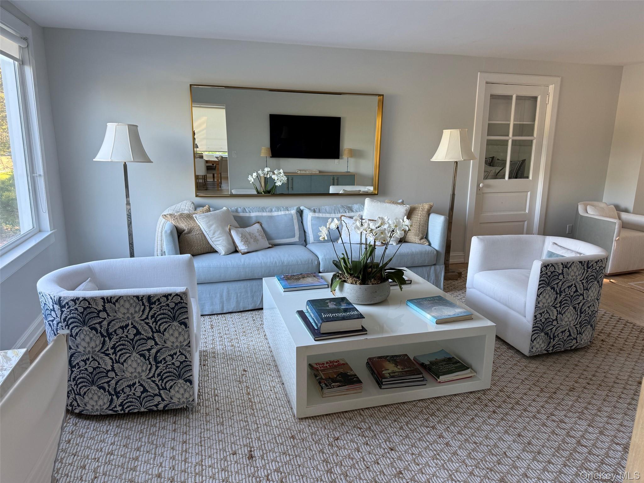 329 Centre Island Road Centre Island, NY 11771 - Photo 11 of 28 a living room with furniture and a flat screen tv