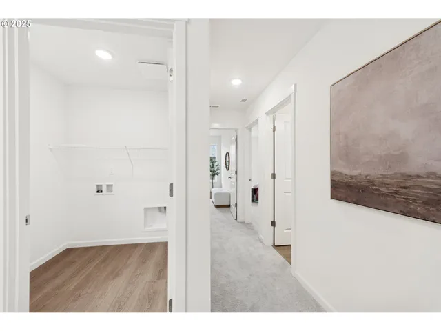 a bathroom with a glass door shower