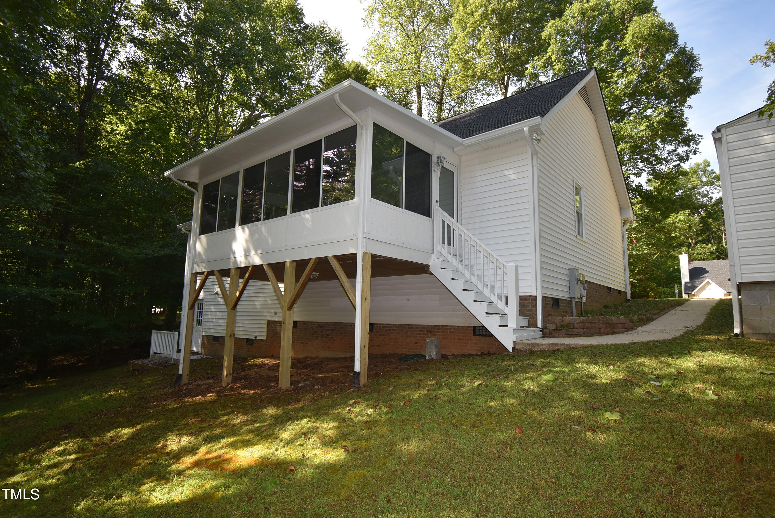 205 Fox Run Road Youngsville, NC 27596 - Photo 19 of 24 Rear Elevation