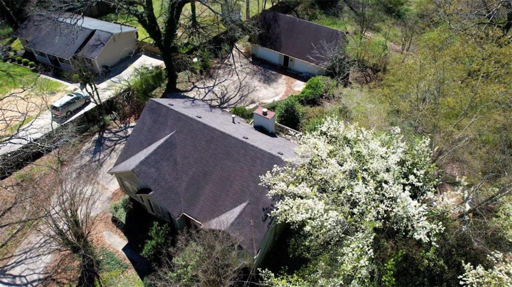 3588 Old Hamilton Mill Road Northeast Buford, GA 30519 - Photo 40 of 49 an aerial view of house with yard