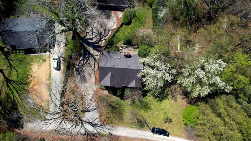 3588 Old Hamilton Mill Road Northeast Buford, GA 30519 - Photo 41 of 49 a aerial view of a house with a yard