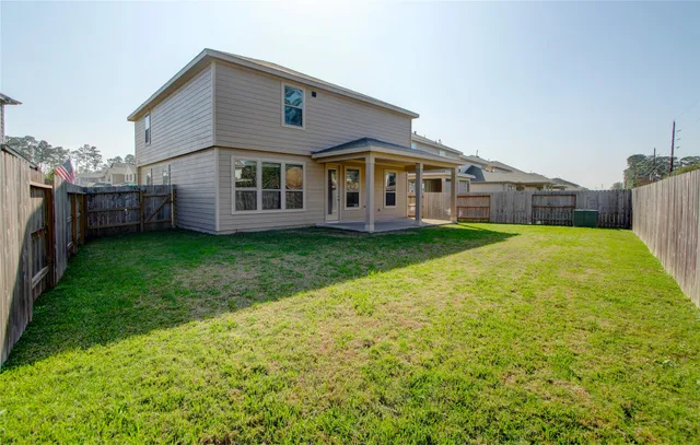 a view of an outdoor space and swimming pool
