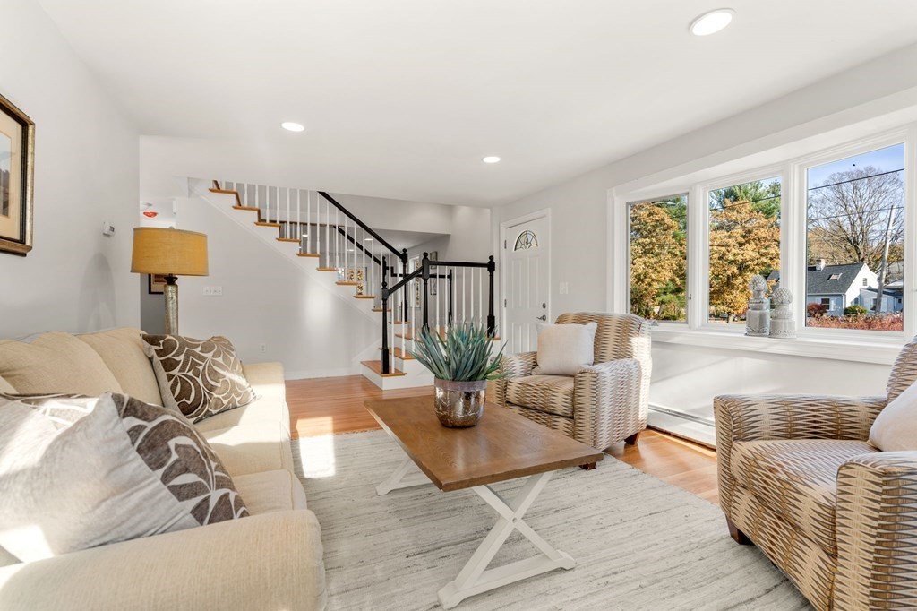 21 Albemarle Road Newton, MA 02460 - Photo 3 of 25 a living room with furniture and a large window