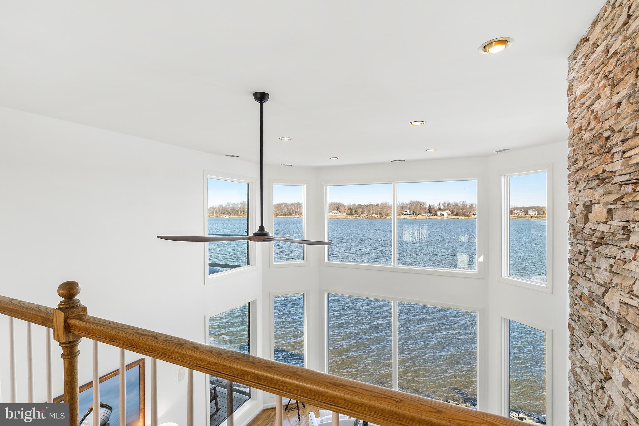 610 South River Landing Road Edgewater, MD 21037 - Photo 21 of 39 a view of a balcony with a floor to ceiling window