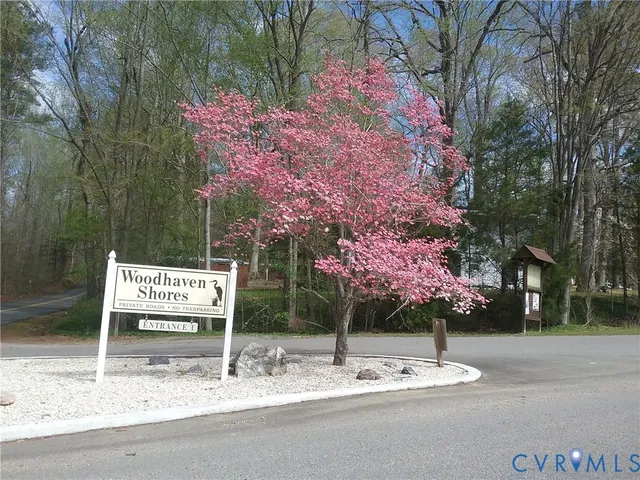 a sign on the side of a road
