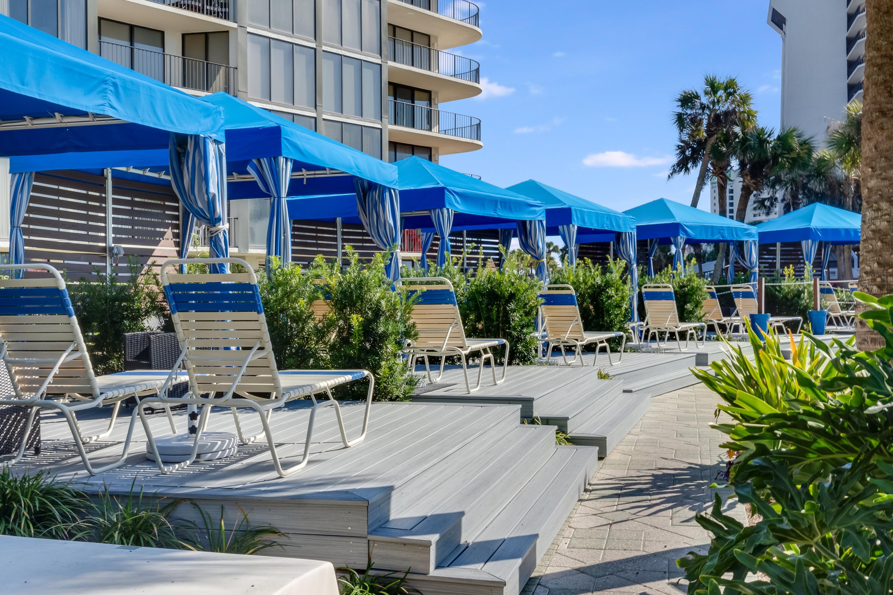 11619 Front Beach Road, Unit 212 Panama City Beach, FL 32407 - Photo 52 of 63 a view of a building with sitting area