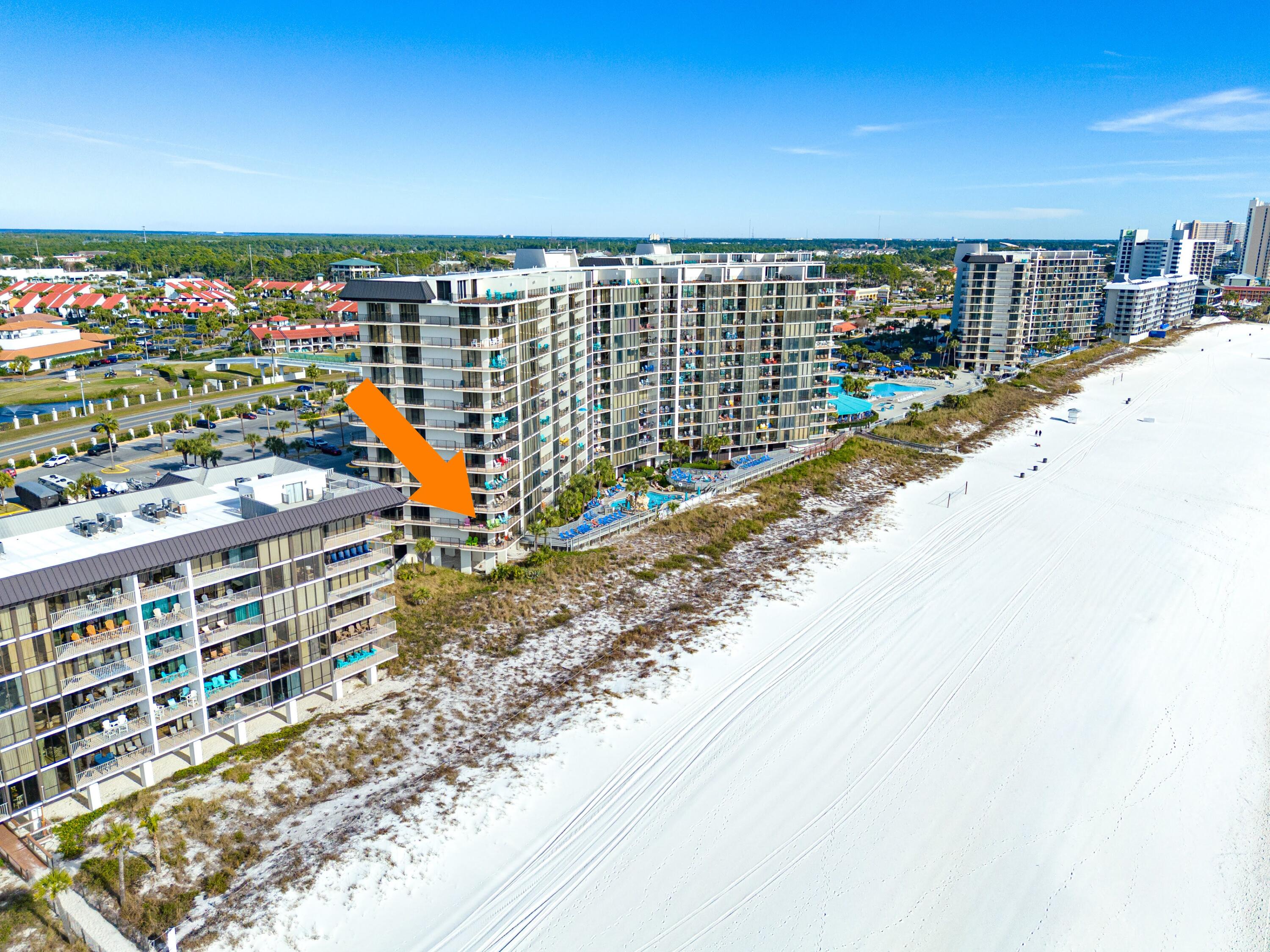 11619 Front Beach Road, Unit 212 Panama City Beach, FL 32407 - Photo 8 of 63 a view of a city and a ocean view