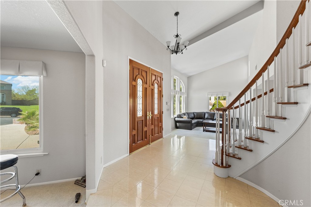 41058 Carmel Road Palmdale, CA 93551 - Photo 11 of 68 a view of entryway and livingroom with furniture