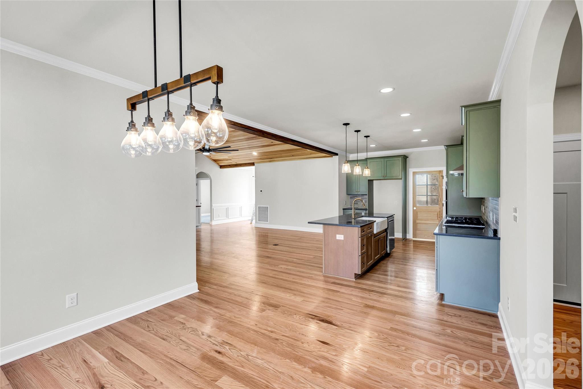 0 Trinity Court Salisbury, NC 28147 - Photo 15 of 38 a view of kitchen with furniture and wooden floor