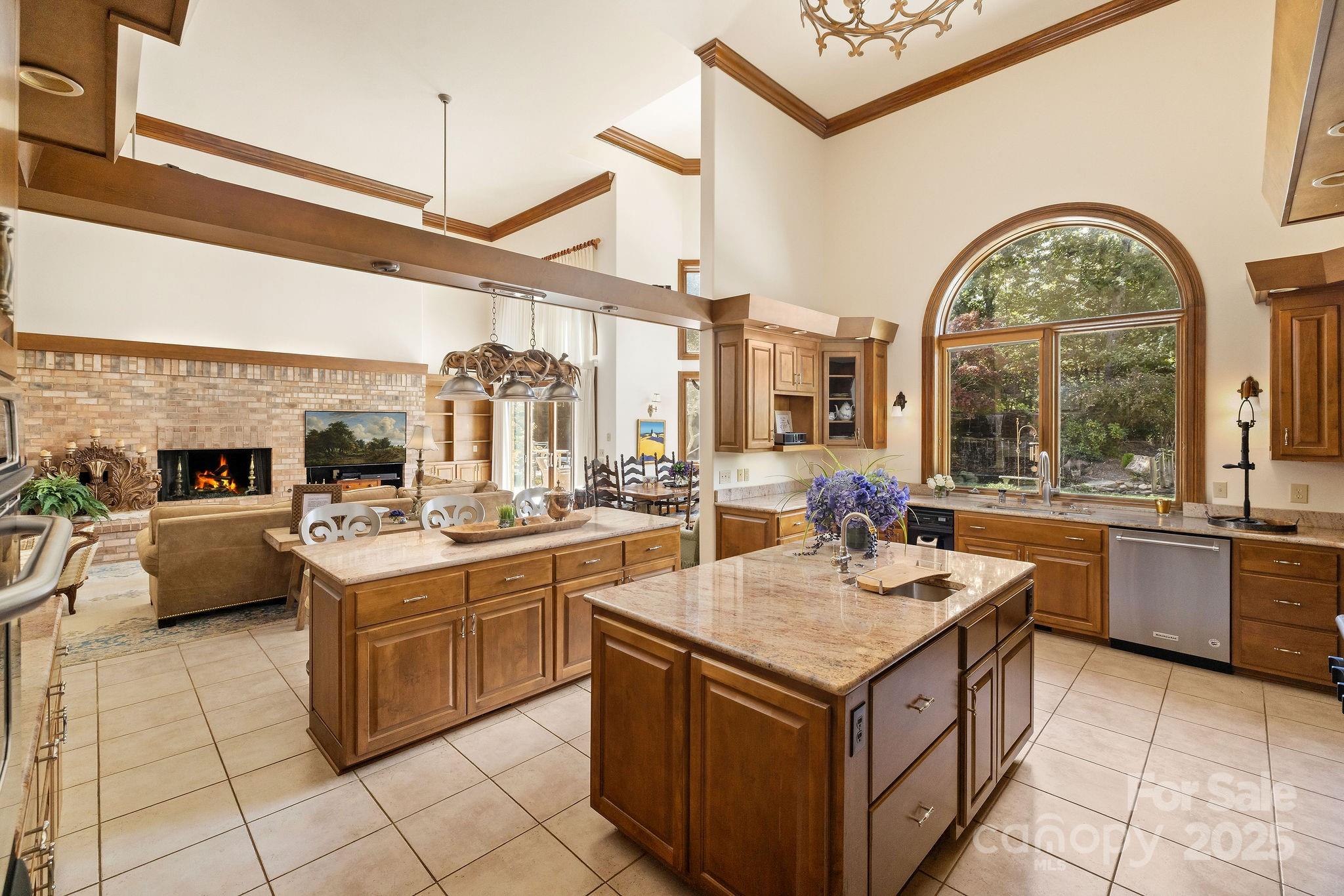 282 Hamilton Drive Columbus, NC 28722 - Photo 17 of 46 a kitchen with a stove top oven cabinets a sink and a stove