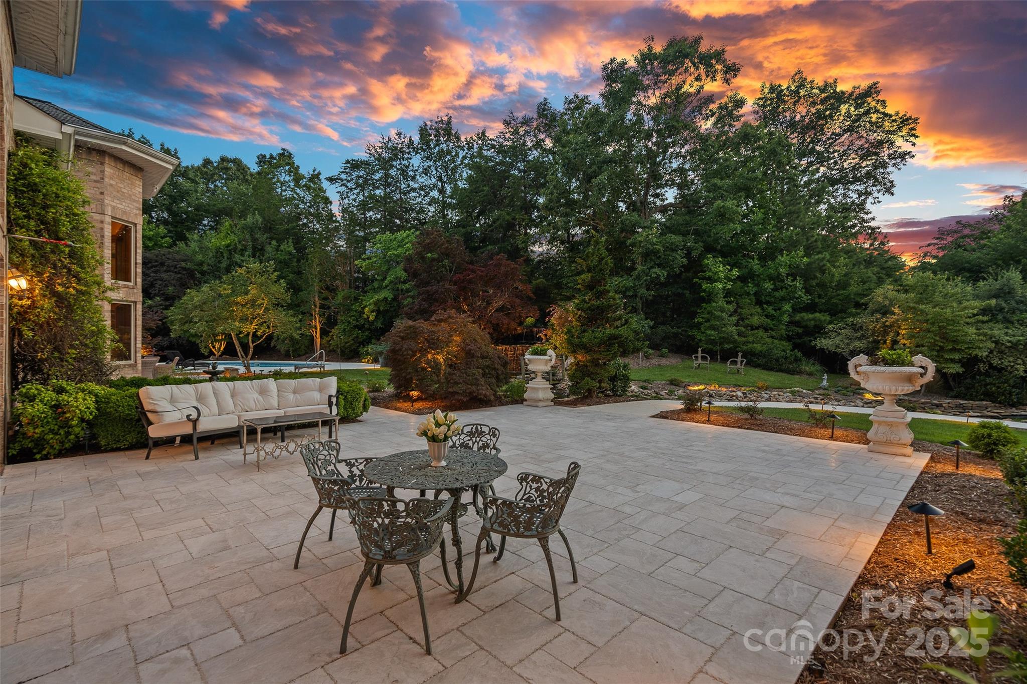 282 Hamilton Drive Columbus, NC 28722 - Photo 44 of 46 a view of backyard with swimming pool and sitting area
