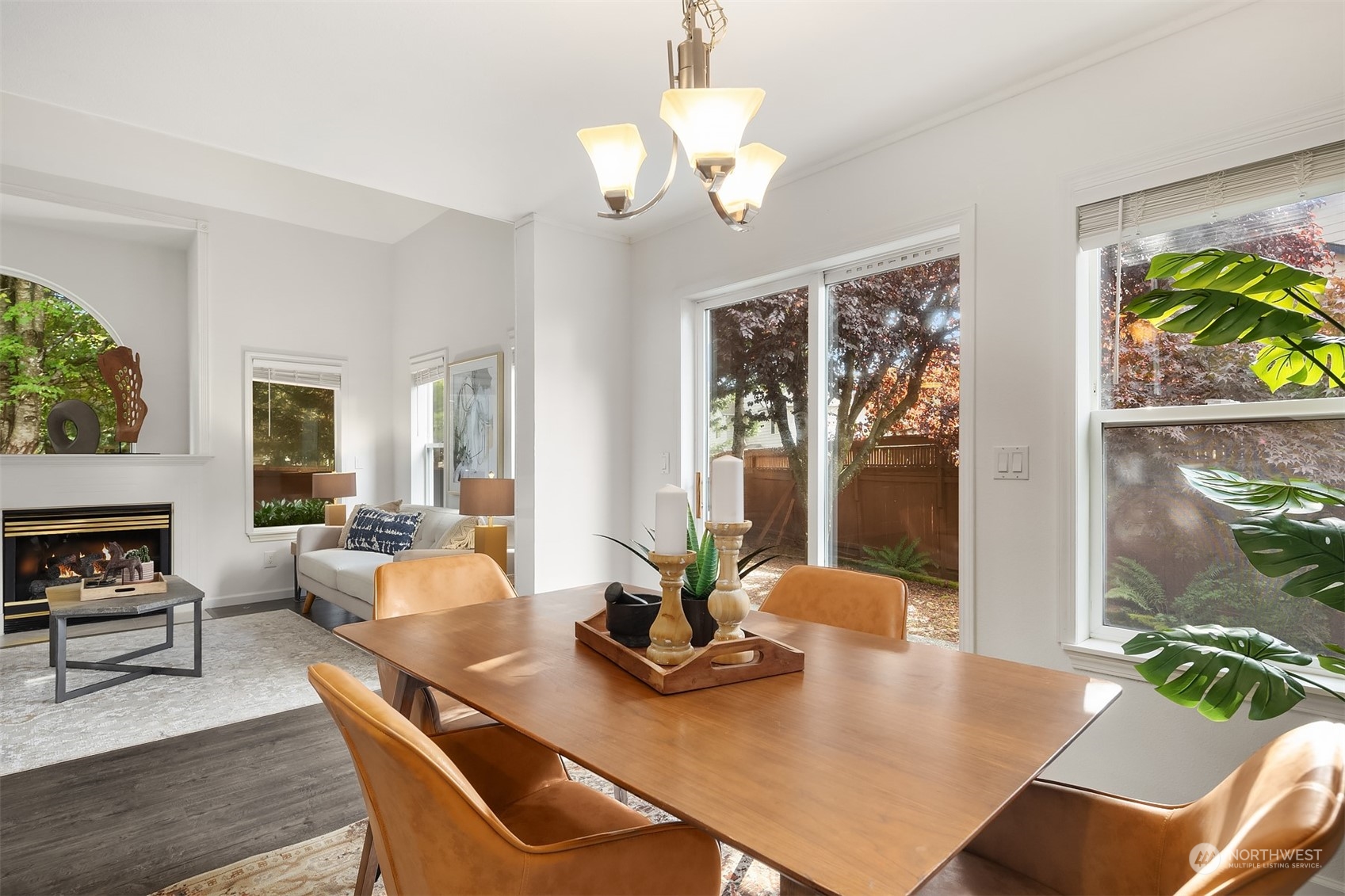 18710 20th Avenue Southeast Bothell, WA 98012 - Photo 18 of 40 a view of a dining room with furniture and chandelier