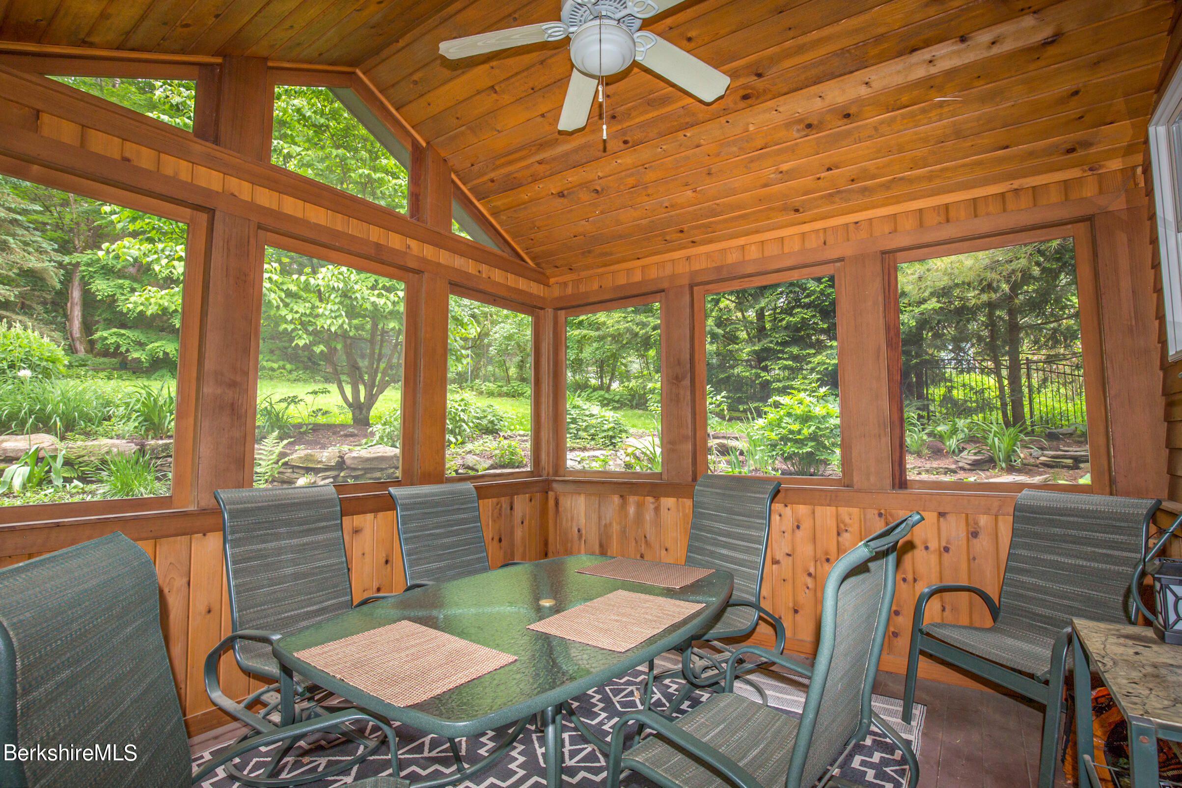 39 Lake Rd Extension Richmond, MA 01201 - Photo 38 of 47 a view of a dining room with furniture window and outside view