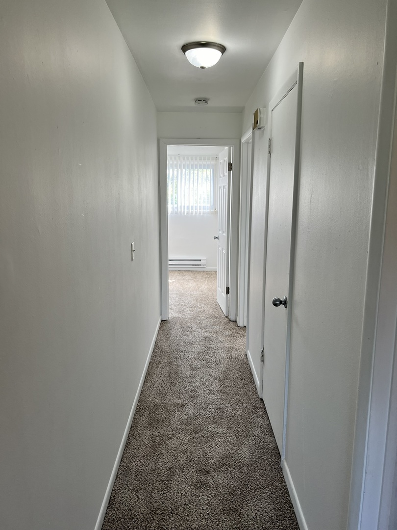 1655 Felten Road Aurora, IL 60505 - Photo 16 of 29 a view of a hallway with wooden shelves