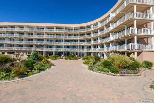 a front view of a building