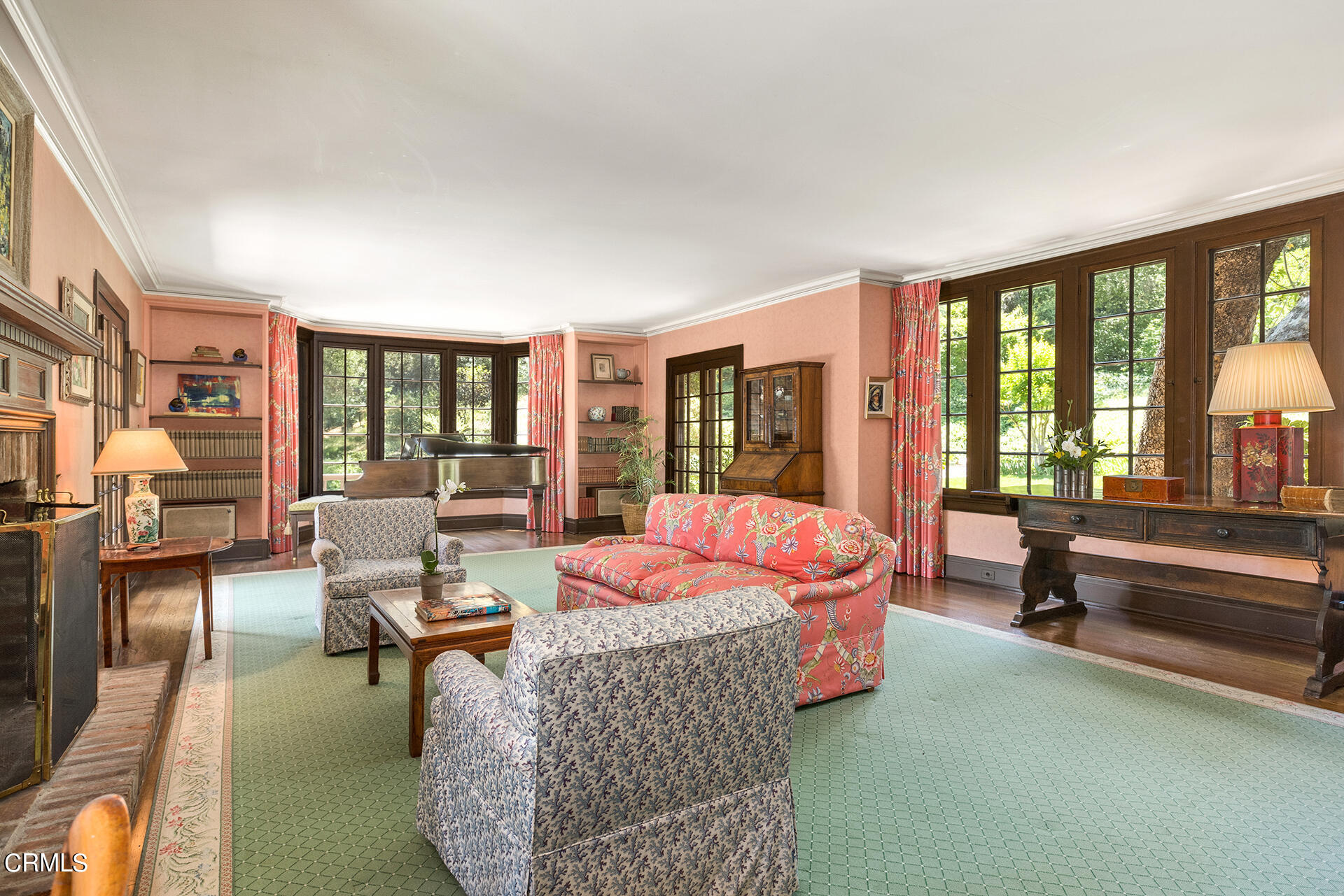 744 Rockwood Road Pasadena, CA 91105 - Photo 14 of 43 a living room with furniture and a large window