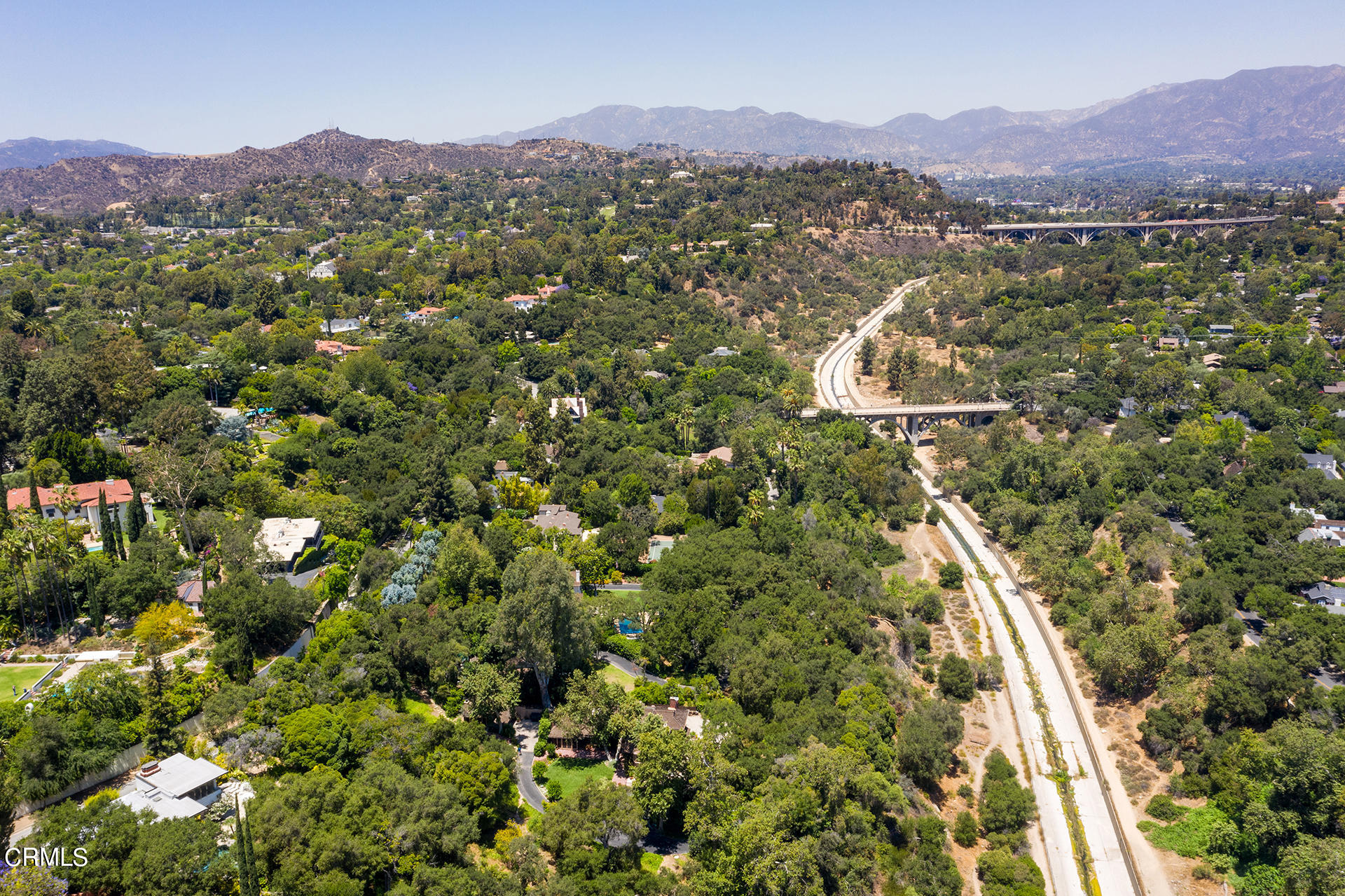 744 Rockwood Road Pasadena, CA 91105 - Photo 43 of 43 a view of a town with mountains in the background