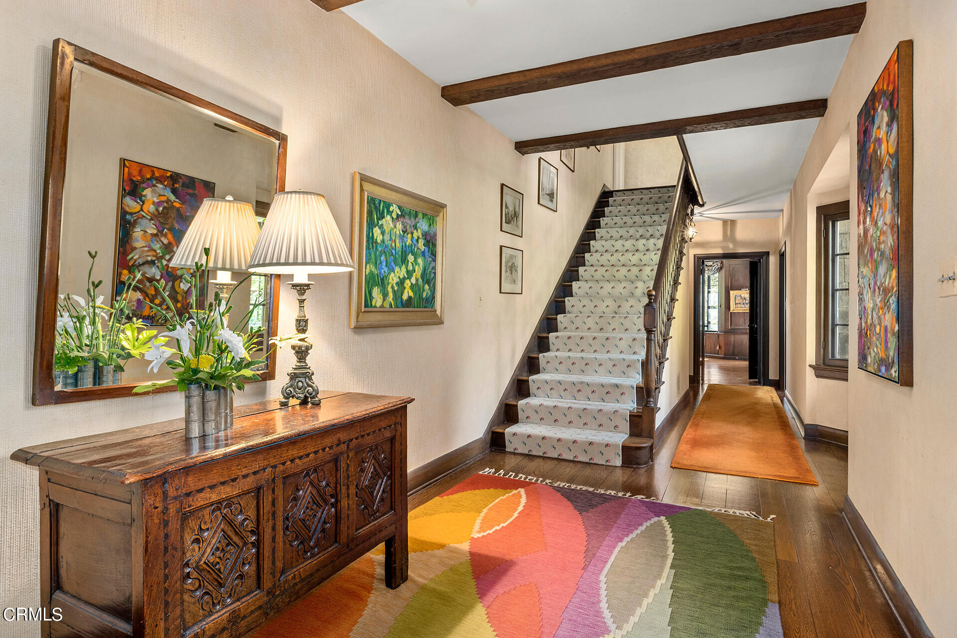 744 Rockwood Road Pasadena, CA 91105 - Photo 7 of 43 a view of stairs and furniture