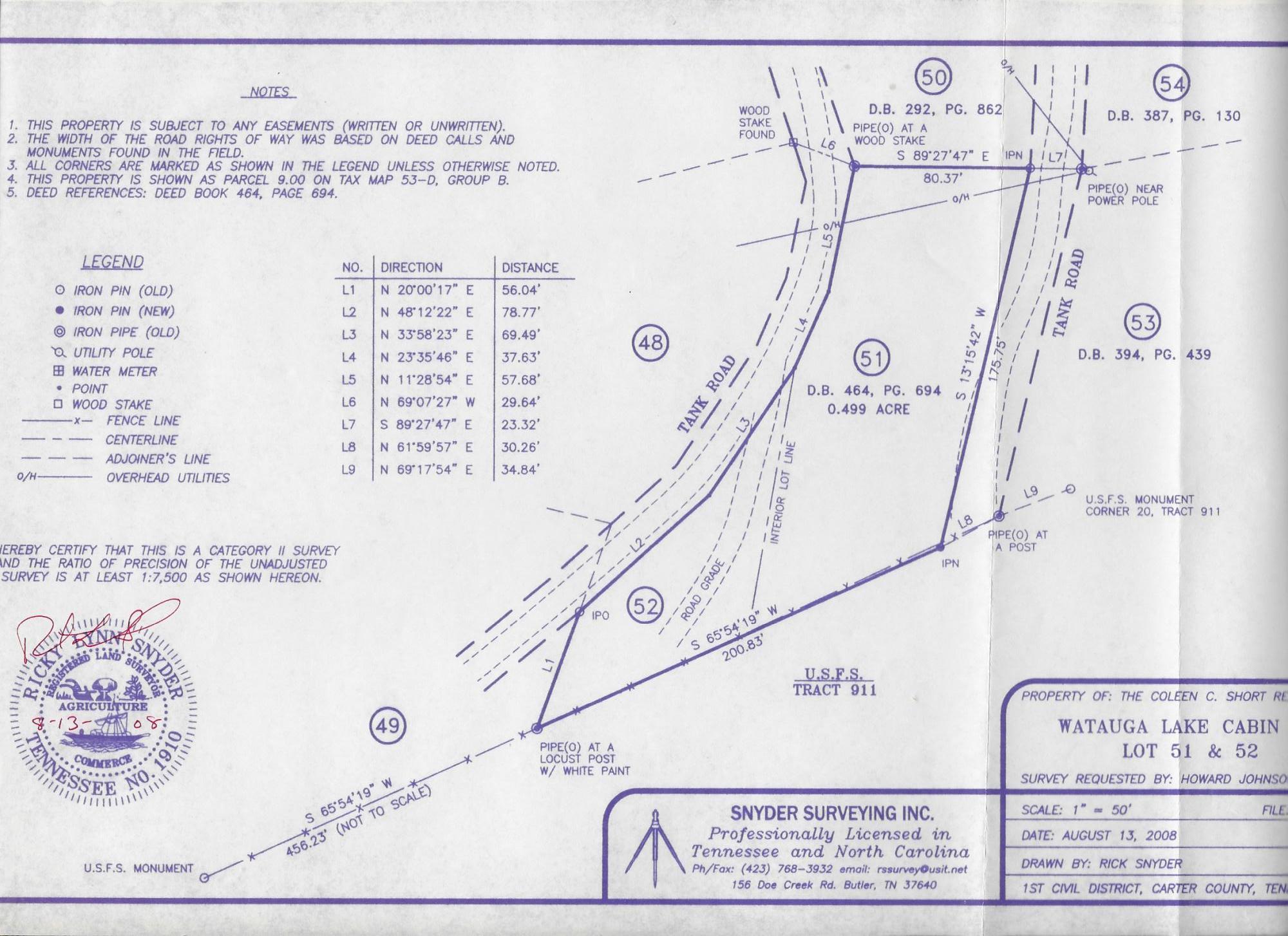 Lot 51 Tank Road, Unit 51 Butler, TN 37640 - Photo 22 of 22 Survey