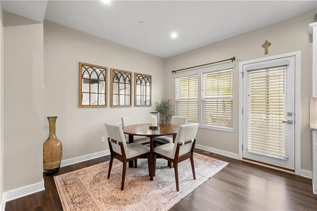 4031 Crown Drive South Park, PA 15129 - Photo 16 of 48 LARGE DINING ROOM WHERE YOU CAN STEP OUT THE DOOR ONTO THE EXPANDED DECK