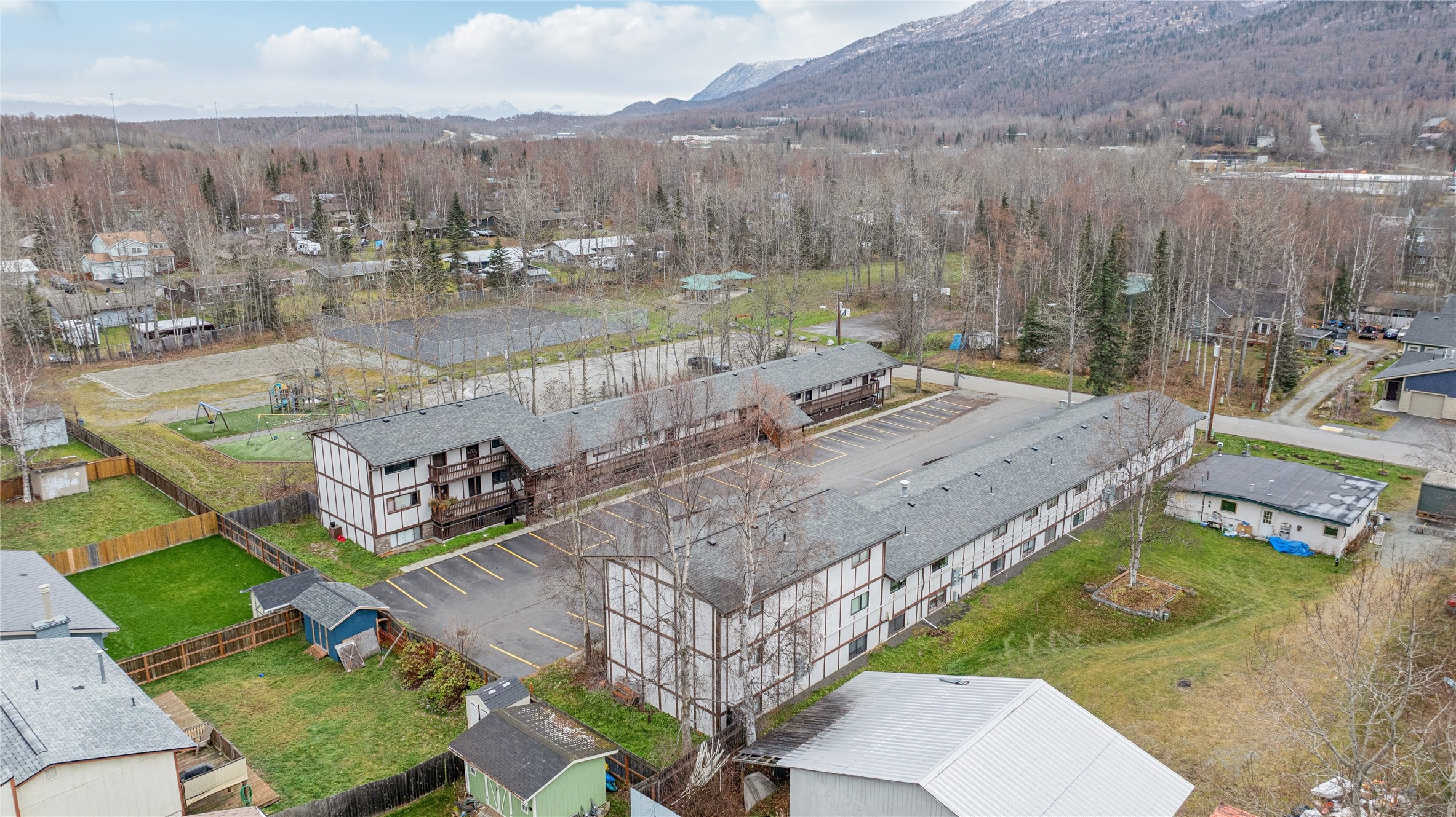 12332 End Street Other, AK 99577 - Photo 6 of 50 a view of a house with a yard and mountain