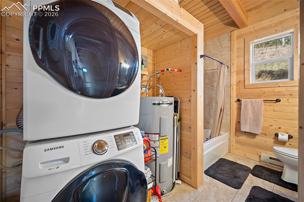 213 Willow Road Divide, CO 80814 - Photo 32 of 49 a utility room with dryer and washer